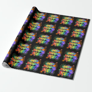 First Name "SCOTT", Fun "HAPPY BIRTHDAY" Wrapping Paper