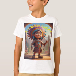 First Nation clothing kids indian T-Shirt
