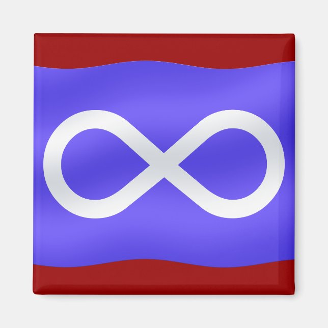 First Nations Fridge Magnet Metis Flag Magnets (Front)