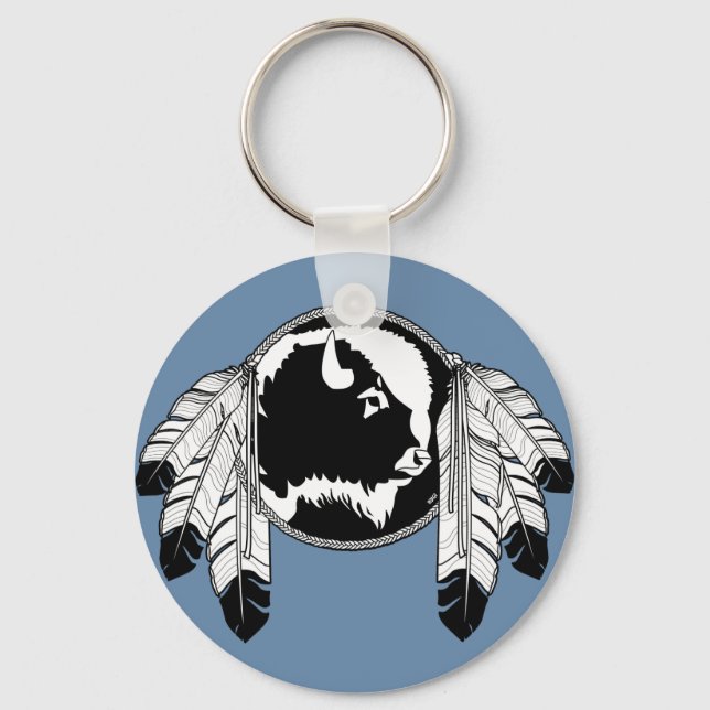 First Nations Keychain Wildlife Art Gifts Keepsake (Front)