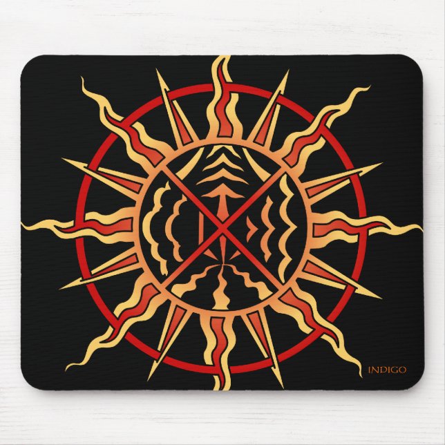 First Nations Mousepad Gifts Native Art Mousepad (Front)