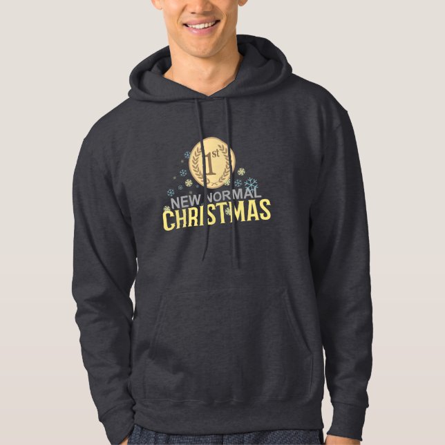 First New Normal Christmas Hoodie (Front)