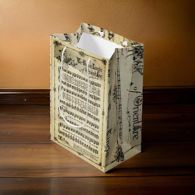 First Noel Music Sheet Gift Bag (Creator Uploaded)