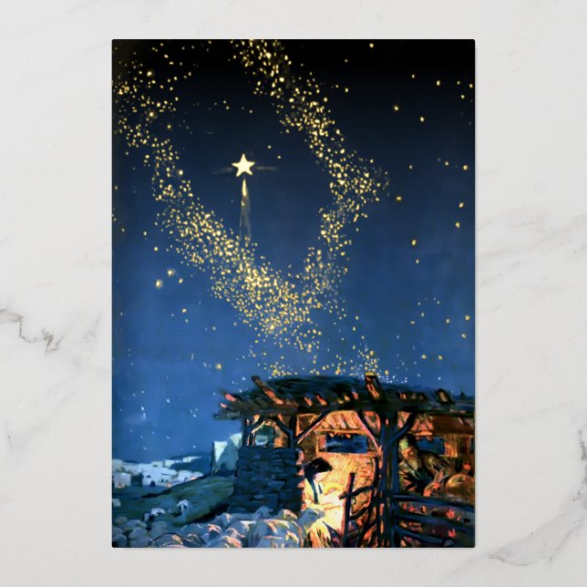 First Noel Star Nativity Christmas (Front)