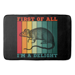 FIRST OF ALL I'M A DELIGHT BATH MAT