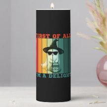 FIRST OF ALL I'M A DELIGHT FUNNY CUTE GHOST