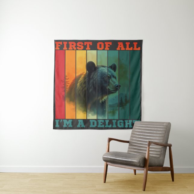 FIRST OF ALL I'M A DELIGHT  TAPESTRY (In Situ)