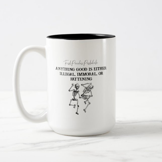 First Pardo's Postulate Two-Tone Coffee Mug (Left)
