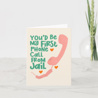 First Phone Call Card