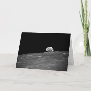 First Photograph of a Earthrise taken by Apollo 8 Card