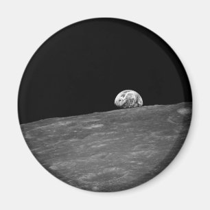 First Photograph of a Earthrise taken by Apollo 8 Magnet
