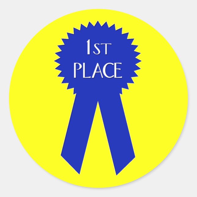 First Place Stickers (Front)