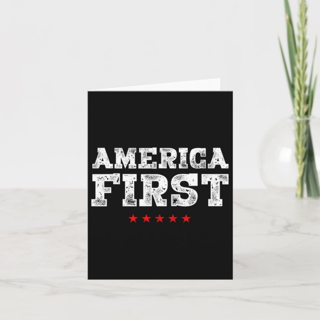 First Pro-trump Men Women  Card (Front)