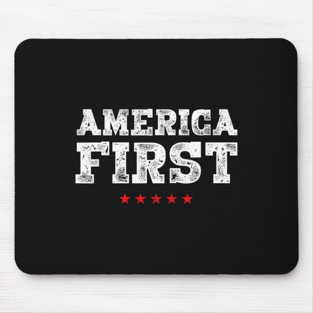 First Pro-trump Men Women  Mouse Pad (Front)