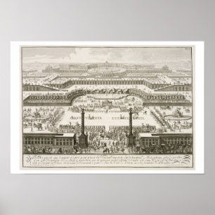 First Proposal for the Schonbrunn Palace, Vienna, Poster