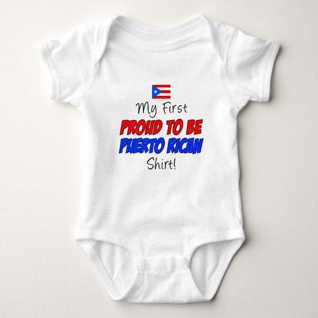 First Proud To Be Puerto Rican Shirt (Front)