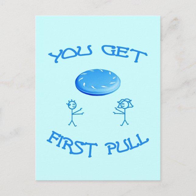 First Pull Frisbee Postcard (Front)