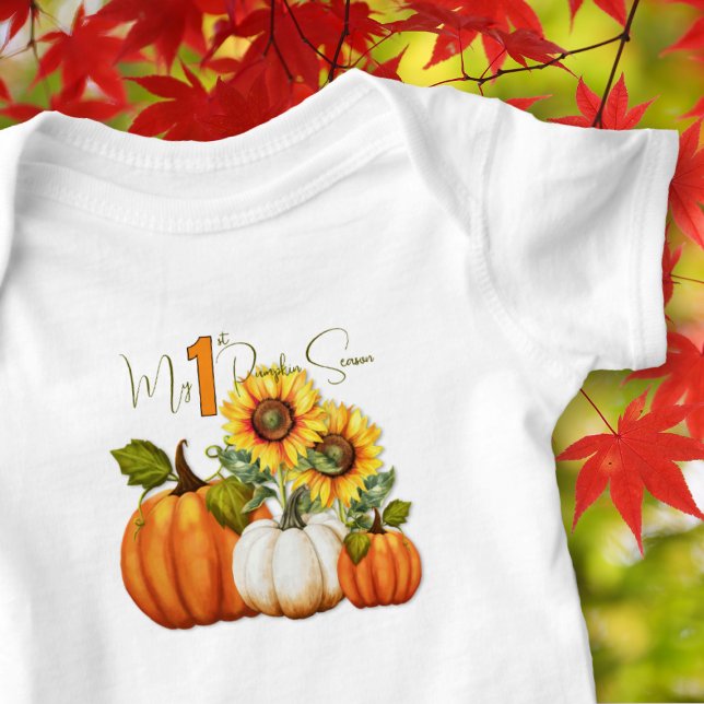 First Pumpkin Season Baby Bodysuit (Creator Uploaded)