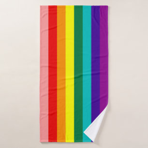 First Rainbow Pride Flag Bath Towel