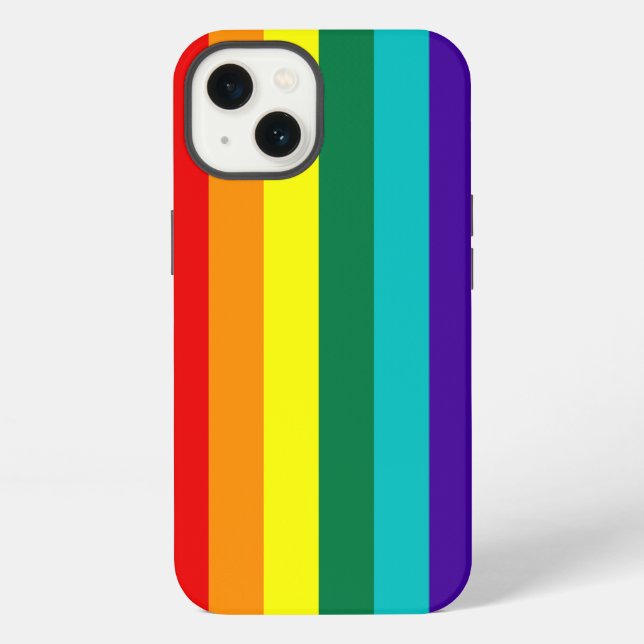First Rainbow Pride Flag iPhone Case (Back)