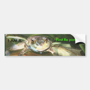 First Re ponder., I AM A... Bumper Sticker