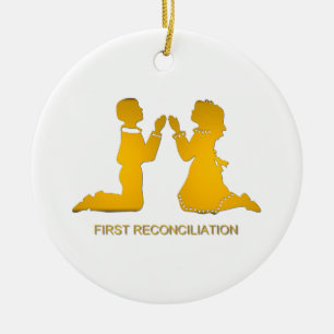 First Reconciliation Ceramic Tree Decoration