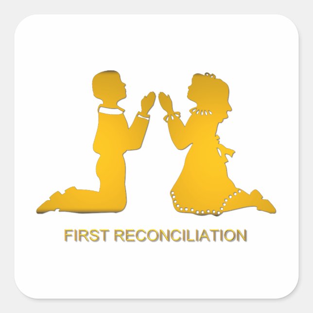 First Reconciliation Square Sticker (Front)