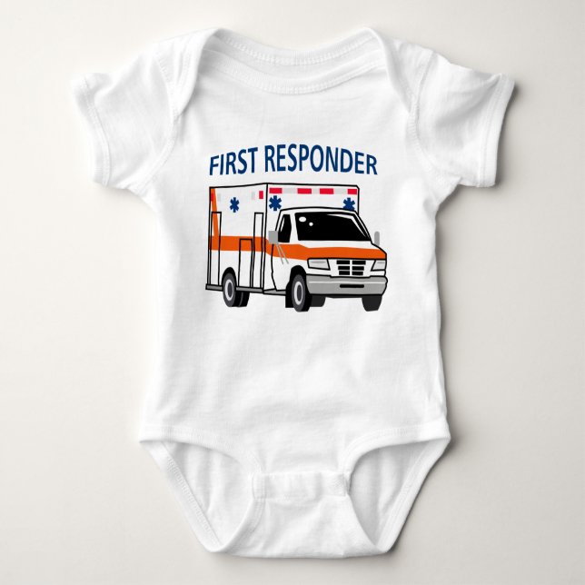 First Responder Baby Bodysuit (Front)