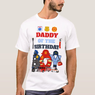 First Responder Daddy of the Birthday Boy T-Shirt