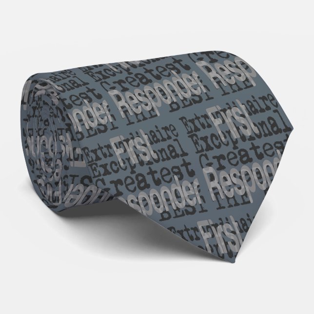 First Responder Extraordinaire Tie (Rolled)