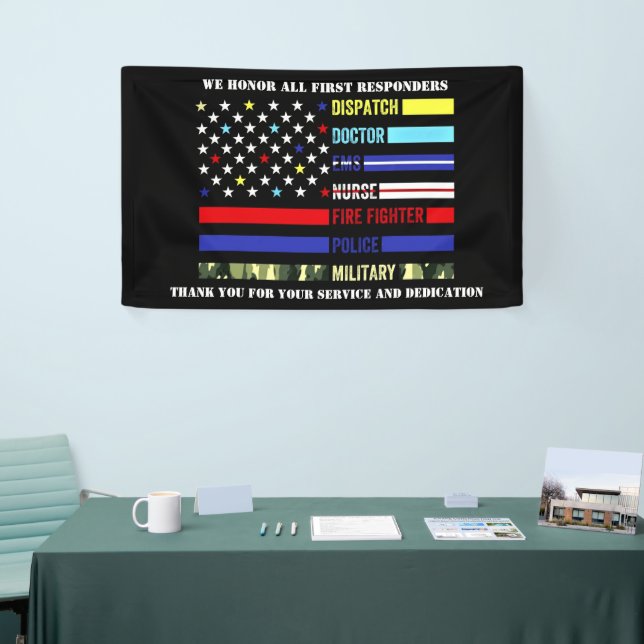 First Responders Banner (Tradeshow)