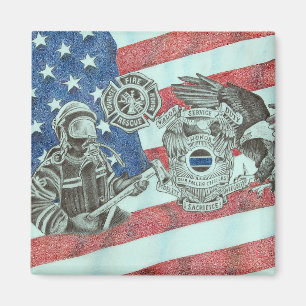 First Responders Magnet