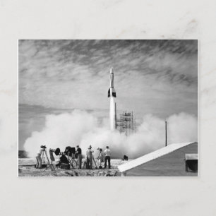 First Rocket Launch, Cape Canaveral, "Bumper 2" Postcard