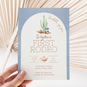 First Rodeo 1st Birthday Invitation