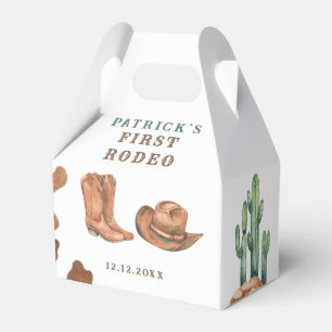 First Rodeo Birthday Party Favour Box