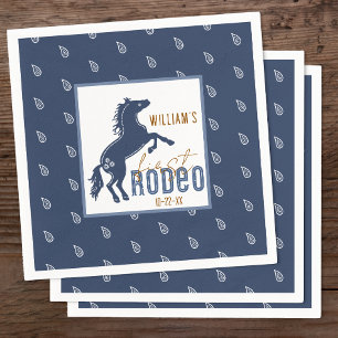 First Rodeo Birthday Party Napkins