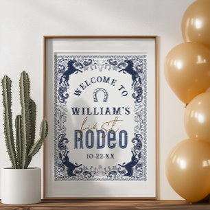 First Rodeo Birthday Party Welcome Sign