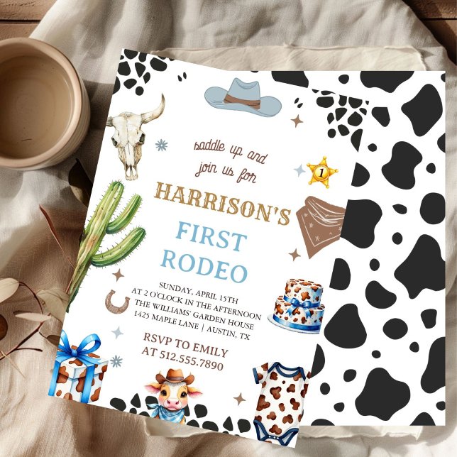 First Rodeo Invitation, My 1st Rodeo Invitation (Creator Uploaded)