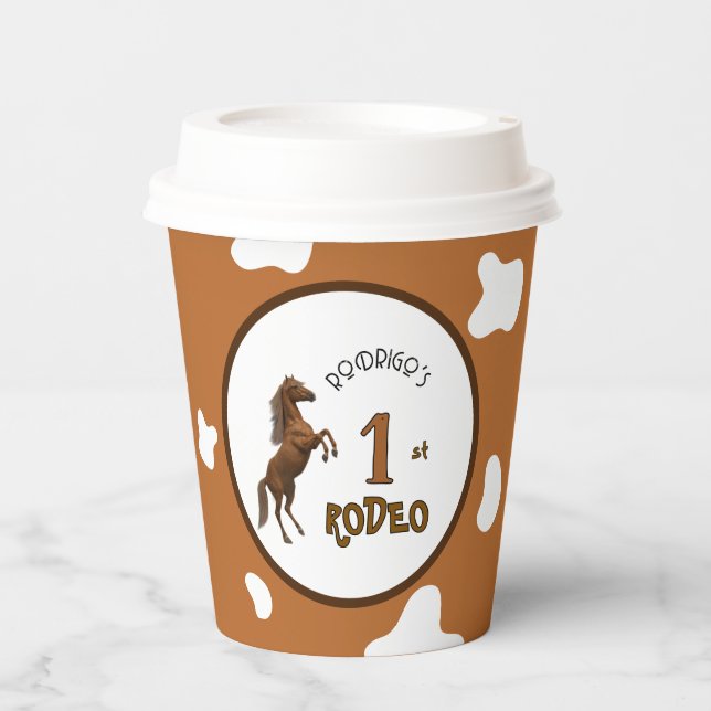 First Rodeo Paper Cups (Front)