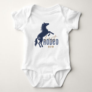 First Rodeo Western 1st Birthday Baby Bodysuit