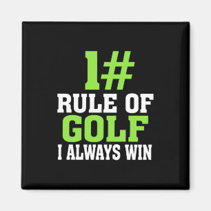 First Rule Of Golf Magnet