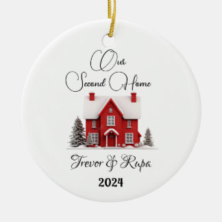 First /Second Christmas In New Home Ceramic Tree Decoration