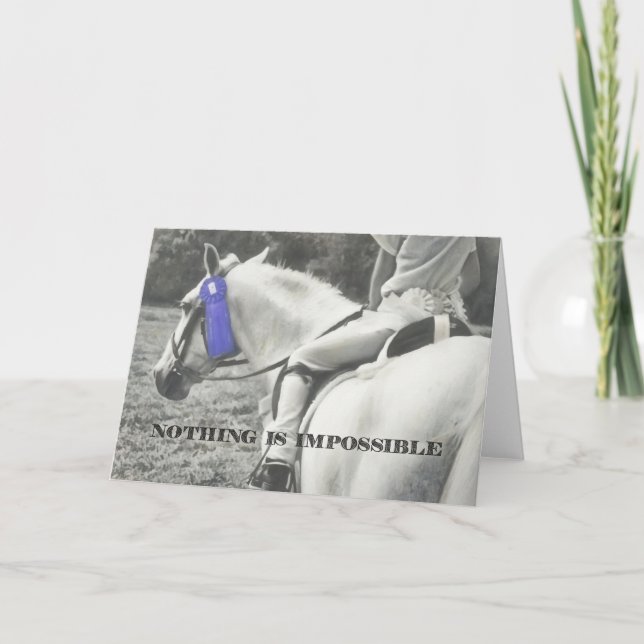 FIRST SHOW Greeting Card (Front)