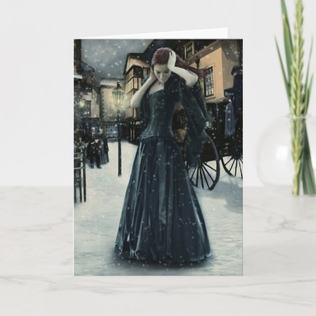 First snow holiday card (Front)