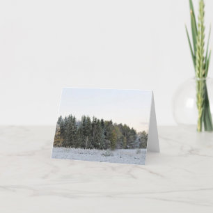 First Snow Holiday Card