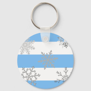 First Snow in a Winter Wonderland Key Ring