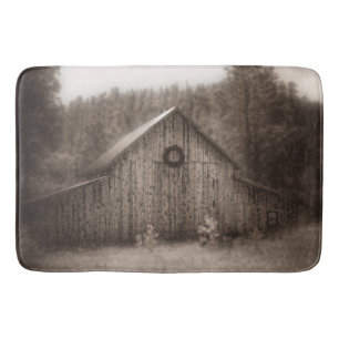 First Snow in November Bath Mat