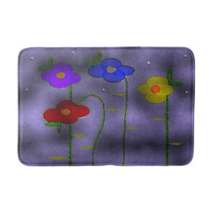 "First Snowflakes" Medium Bath Mat