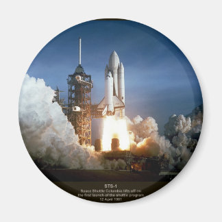 First Space Shuttle launch STS-1 Columbia Magnet
