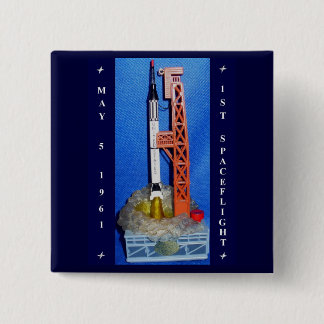 First Spaceflight 15 Cm Square Badge